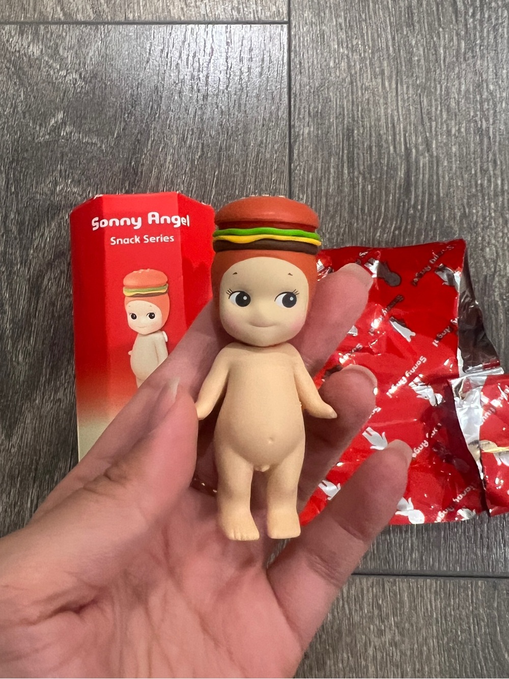 Brand NEW Sonny Angel Snack Series Mini Figure - burger